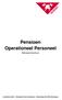 Pensioen Operationeel Personeel