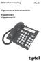 Gebruiksaanwijzing (NL/B) Ergonomische telefoontoestellen. Ergophone C Ergophone CR. tiptel