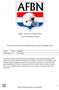Bijlage 4 - Werkinstructie ledenadministratie. American Football Bond Nederland