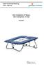 Gebruikershandleiding User manual. Mini-trampoline JF blauw Mini trampoline JF blue. Contact: