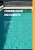 ONDERHOUD EN ROBOTS INHOUD