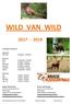 WILD VAN WILD Tel 050/ Fax 050/ Tel 050/ Fax 050/