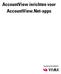 AccountView inrichten voor AccountView.Net-apps