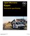 Opel Movano Kipper. Technische specificaties. Alle gegevens zijn onder voorbehoud van wijzigingen. Publicatiedatum: 26 september 2016