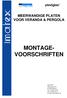 MONTAGE- VOORSCHRIFTEN