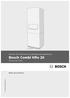 Bosch Combi HRe 28 STH T100S. Staande HRe-combitoestel met geïntegreerde tapwaterboiler. Bedieningshandleiding (2010/02) NL