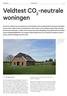 -neutrale woningen. Veldtest CO 2