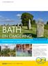 BATH EN OMGEVING 24/06-28/06/2018. Romeinse baden en statische landhuizen OZ GROEPSREIZEN Reis met ons mee naar Bath aan de rivier Avon.