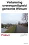 Verbetering overwegveiligheid gemeente Winsum