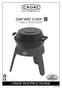 LIVE THE BRAAI LIFE SAFARI CHEF. MODEL No 6540H0, 6540H1. High Pressure USER INSTRUCTIONS LEV9