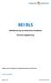 BEI BLS Bedrijfsvoering van Elektrische Installaties Branche LaagSpanning Uitgave van de Vereniging van Energienetbeheerders in Nederland