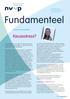 Fundamenteel. Keuzestress? Woord van de voorzitter. NVvP-Nieuwsbrief ISSN nummer nr. 95, maart 2017