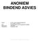 ANONIEM BINDEND ADVIES