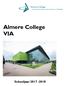 Almere College VIA Schooljaar