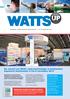 De wereld van Watts watertechnologie in Amsterdam Aquatech Amsterdam: 5 t/m 8 november 2013