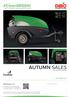 AUTUMN SALES. #CleanGREEN! for a cleaner and greener world. DiBO België nv/sa HIGH PRESSURE CLEANERS