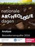 Bezoekersenquête Nationale Archeologiedagen 2016