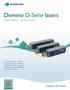 Domino D-Serie lasers Kleine details groot verschil