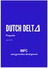 DUTCH DELTΔ. Propositie. next generation development. augustus 2016