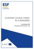 EUROPEES SOCIAAL FONDS IN VLAANDEREN. Jaarverslag 2016 ESF-Agentschap Vlaanderen vzw