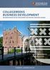 COLLEGEREEKS BUSINESS DEVELOPMENT