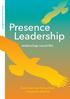 programma brochure Presence Leadership leiderschap vanuit NU Door-zien van het geheel vraagt om afstand