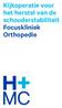 Kijkoperatie voor het herstel van de schouderstabiliteit Focuskliniek Orthopedie