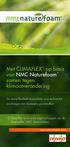 Met CLIMAFLEX op basis van NMC Naturefoam samen tegen klimaatverandering