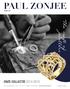 PAUL ZONJEE ONZE COLLECTIE JUWELIER. Paul Zonjee Magazine - Nr / Member of Gold Design -