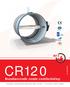 CR120. Brandwerende ronde ventilatieklep