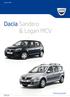 Dacia Sandero & Logan MCV