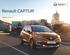 Renault CAPTUR. Prijslijst Juli 2017