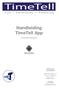 Handleiding TimeTell App