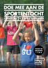 SPORTENTOCHT DOE MEE AAN DE OVERSCHIE 9 T/M 16 SEPTEMBER VOOR DE GROEPEN 1 T/M 8