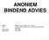 ANONIEM BINDEND ADVIES