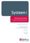 Systeem i. Technische fiche Voor een efficiënt financieel beheer van de tegoeden van uw residenten/patiënten