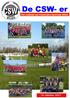 De CSW- er. Het clubblad van Combinatie Sportclub Wilnis. 31 oktober 2017