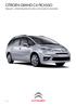 Citroën Grand C4 Picasso. Prijslijst, uitrustingspecificaties & technische gegevens
