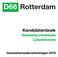 Rotterdam. Kandidatenboek Gebiedscommissie IJsselmonde