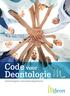 Code voor Deontologie Deontologisch Gezondheidsplatform