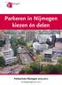 Parkeren in Nijmegen kiezen én delen
