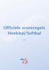 Officiële scoreregels Honkbal/Softbal