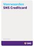 Voorwaarden SNS Creditcard