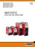 MasterTig AC/DC 2000, 2500, 2500W, 3500W E 0701