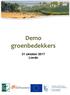 Demo groenbedekkers. 31 oktober 2017 Lierde