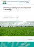 Bemesting en opbrengst van productiegrasland in Nederland