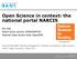 Open Science in context: the national portal NARCIS