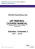 BScBA Bedrijfskunde. UITTREKSEL COURSE MANUAL (uitgebreide versie per vak te downloaden via Blackboard)