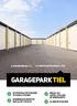 Garagepark Tiel 69 TOPKWALITEITS BOXEN TE HUUR & TE KOOP IDEAAL ALS LOODS, STALLING OF WERKRUIMTE VARIËREND IN GROOTTE VAN 16,8 M 2 T/M 24 M 2
