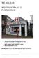 TE HUUR WESTERSTRAAT 21 PURMEREND WINKELPAND OP CENTRUMLOCATIE GOEDE ATTENTIEWAARDE 88 M² BEBOUWDE OPPERVLAKTE FRONTBREEDTE 5.5 M²